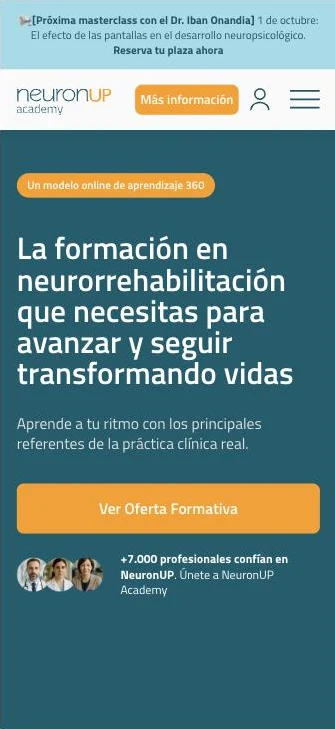 NeuronUP Academy en móvil