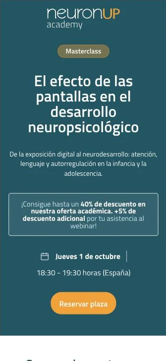 NeuronUP Academy en móvil