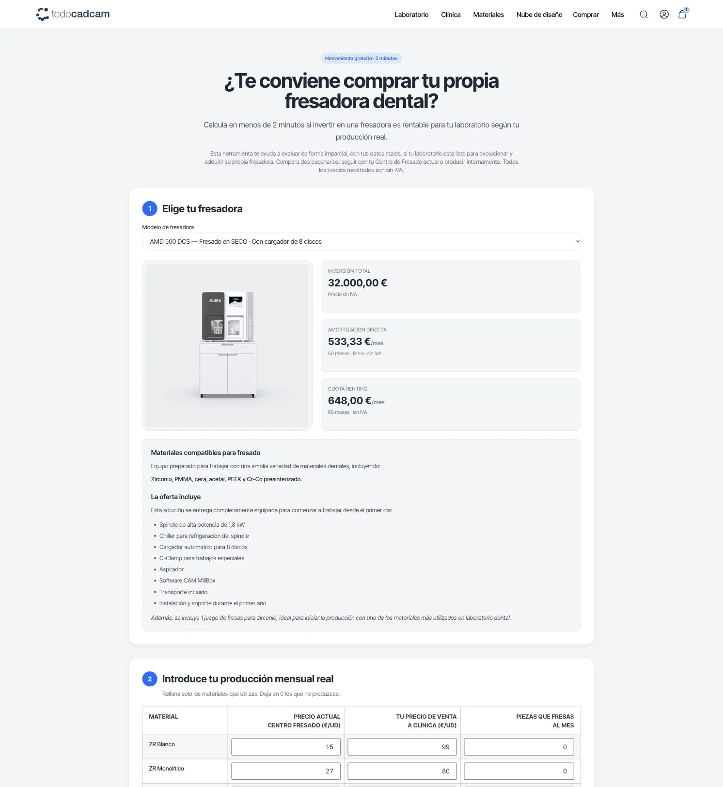 Todocadcam — Calculadora