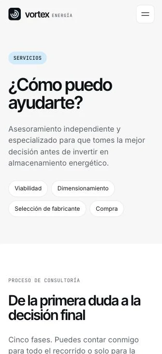 Vortex Energía en móvil