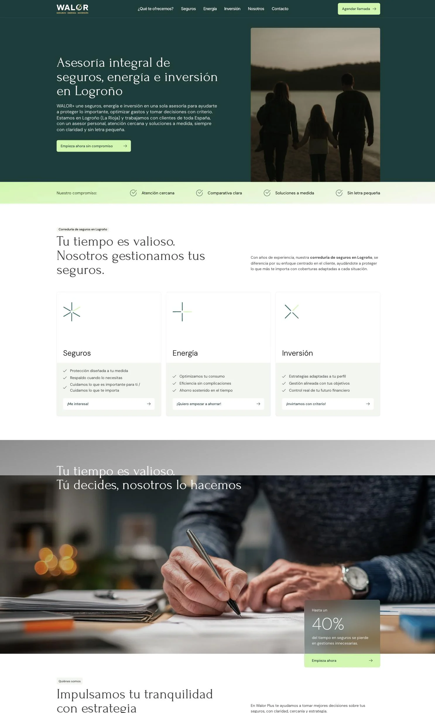 Walor Plus — Inicio